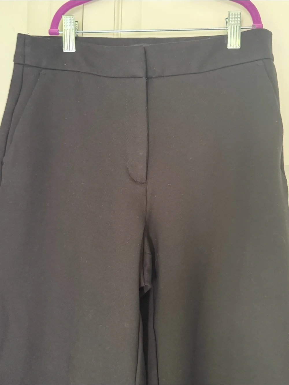 Quince Ultra-Stretch Ponte BlackTrousers Pants